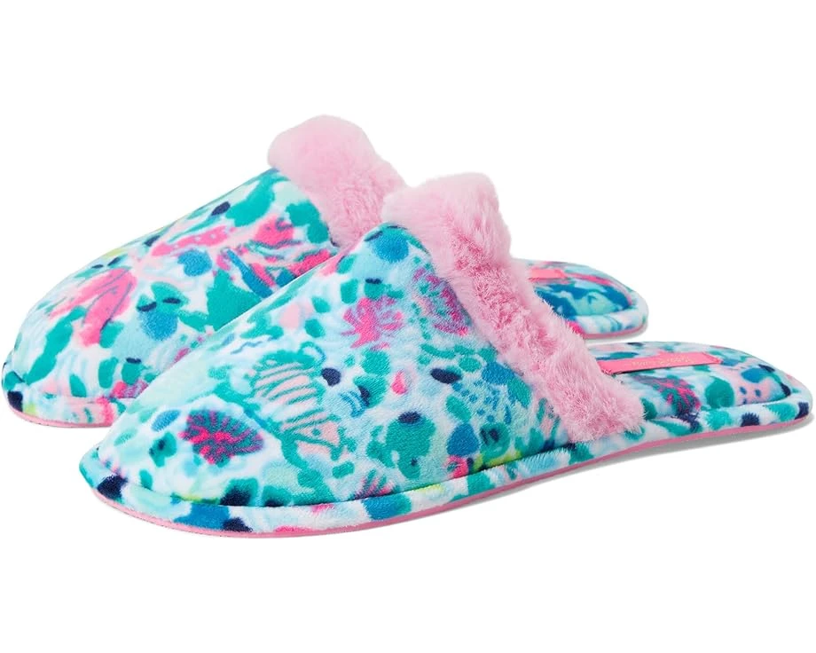 Lilly Pulitzer Plush Cara Slipper 1 Lilly Pulitzer Plush Cara Slipper