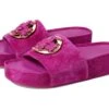 Tory Burch Woven Double T Slide
