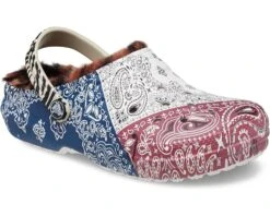 Crocs Kids Zappos Print Lab: "Gone Wild" Classic Lined Clog (Little Kid/Big Kid)
