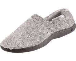Isotoner Men's Microterry Slip On Slipper